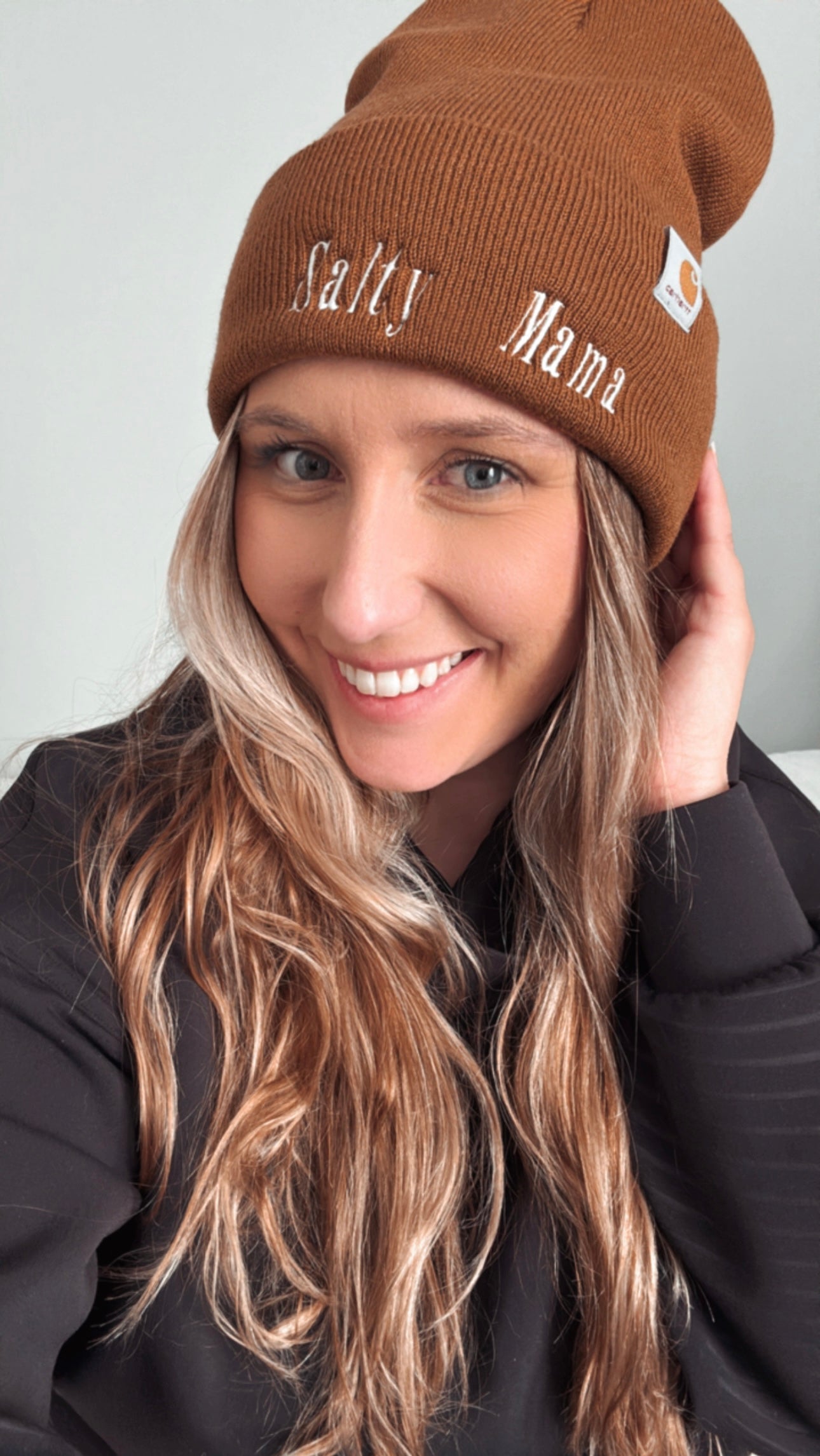 Salty Cub Embroidered Adult Beanie